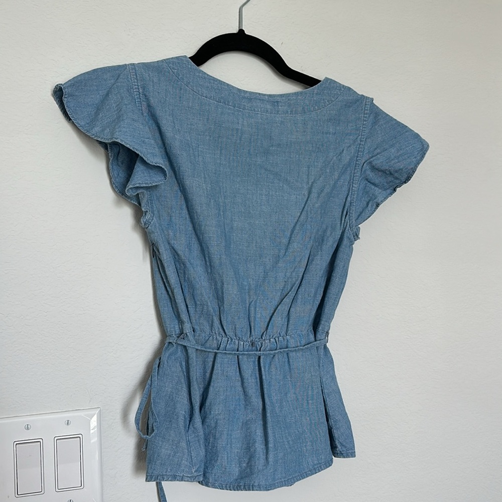 J Crew Denim Top - Picture 5 of 5